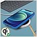 Cover Silicone Iphone 12 Pro Max Semi-rigida Opaca Soft Touch Blu - Foto miniatura 2
