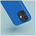 Cover Silicone Iphone 12 Pro Max Semi-rigida Opaca Soft Touch Blu - Foto miniatura 3
