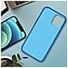 Cover Silicone Iphone 12 Pro Max Semi-rigida Opaca Soft Touch Blu - Foto miniatura 5