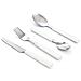 Fresia Set Di 24 posate Con Manico Bianco, Acciaio Inox, Bianco, 9 x 9 x 24 cm - Foto miniatura 3