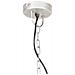 Lampada A Sospensione Vintage 25 W Argento Rotonda 41 Cm E27 - Foto miniatura 6