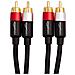 PBH-20218 4.57m 2 x RCA 2 x RCA Nero, Oro, Rosso, Bianco cavo audio - Foto miniatura 3