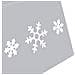 Gonna Per Albero Di Natale Argento E Bianco 68x25 Cm - Foto miniatura 2