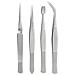 Set di 4 Pinzette in Acciaio Inossidabile - Foto miniatura 6