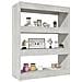 Libreria / divisorio Grigio Cemento 80x30x103cm Legno Multistrato - Foto miniatura 3