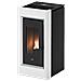 Prince 11 stufa Libera installazione Pellet Nero, Bianco - Foto miniatura 1