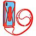 Cover Universale Smartphone Con Cordino, Angoli Bumper E Cavalletto Rossa - Foto miniatura 4