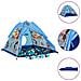 Tenda Da Gioco Per Bambini Blu Con 250 Palline 120x120x90 Cm - Foto miniatura 1