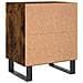 Comodini Rovere Fumo 2 Pz 40x30x50 Cm In Legno Multistrato - Foto miniatura 6
