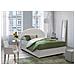 Letto Matrimoniale Conny, Letto Contenitore Con Rivestimento In Ecopelle, 100% Made In Italy, Apertura Frontale, Adatto Per Materasso Cm 160x190, Bianco - Foto miniatura 1