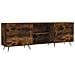 Mobile Porta Tv Rovere Fumo 150x30x50 Cm In Legno Multistrato - Foto miniatura 2