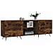 Mobile Porta Tv Rovere Fumo 150x30x50 Cm In Legno Multistrato - Foto miniatura 3