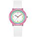 Orologio Quartz Per Bambini Impermeabile Modello Flex, Bianco / Rosa - Foto miniatura 1