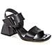 Black Elegant Open Sandals Sandali Sintetico E Tessile Scarpe Donna Nero Eu 36, 937049/02-01 - Foto miniatura 1