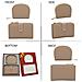 Set Regalo Portafogli E Portacarte Da Donna, Beige - Foto miniatura 4