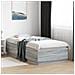 Giroletto Con Luci Led Grigio Sonoma 90x200cm Legno Multistrato - Foto miniatura 1