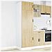 Armadio Da Cucina Porto Rovere Sonoma In Legno Multistrato - Foto miniatura 1