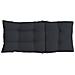 Cuscini Per Sedia Con Schienale Alto 6pz Nero In Tessuto Oxford - Foto miniatura 6