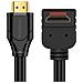 Cavo Hdmi Ad Alta Definizione Con Connettore A Gomito Superiore A 90 Gradi Per Ps4, Pc, Tv, Proiettore 1 M - Foto miniatura 1
