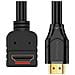 Cavo Hdmi Ad Alta Definizione Con Connettore A Gomito Superiore A 90 Gradi Per Ps4, Pc, Tv, Proiettore 1 M - Foto miniatura 4