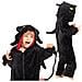 Pigiama Per Bambini Kigurumi Onesie Sdentato Drago Nero 115-125 - Foto miniatura 1