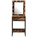 Toeletta con luci LED Rovere Affumicato 50x41x135 cm - Foto miniatura 5