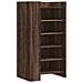 Scarpiera Rovere Marrone 52x37,5x100 cm in Legno Multistrato - Foto miniatura 1