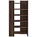 Scarpiera Rovere Marrone 52x37,5x100 cm in Legno Multistrato - Foto miniatura 4