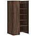 Scarpiera Rovere Marrone 52x37,5x100 cm in Legno Multistrato - Foto miniatura 6
