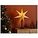 Decorazione Natalizia Lampada Da Tavolo Mana Stella 70 Cm Beige - Foto miniatura 1