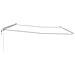 Tenda da Sole Bianco 6 × 3,5 m Metallo - Foto miniatura 5