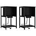 Armadio da Notte 2 pcs Rovere nero 38 x 31 x 61 cm - Foto miniatura 1