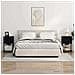 Armadio da Notte 2 pcs Rovere nero 38 x 31 x 61 cm - Foto miniatura 4
