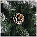 Albero di Natale artificiale con 300 LED Verde 210 cm - Foto miniatura 9