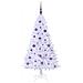 Albero di Natale artificiale Bianco 150 cm PVC e Acciaio - Foto miniatura 4