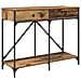 Tavolo consolle con cassetto Legno vecchio 100 x 39 x 78,5 cm - Foto miniatura 1