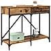 Tavolo consolle con cassetto Legno vecchio 100 x 39 x 78,5 cm - Foto miniatura 3