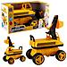 Escavatore-caricatore cavalcabile grande pala mobile 50kg giocattolo - Foto miniatura 4