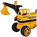 Escavatore-caricatore cavalcabile grande pala mobile 50kg giocattolo - Foto miniatura 1