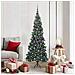 Albero di Natale Artificiale Angolare con 300 LED Verde 180 cm - Foto miniatura 2