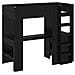 Struttura letto a castello con scrivania Rovere Nero - Foto miniatura 4
