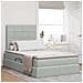 Letto con contenitore e materasso Grigio chiaro 120 x 190 cm - Foto miniatura 2