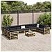 Set Divani da Giardino 11 pz in Legno Impregnato di Pino - Foto miniatura 3