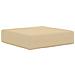 Cuscino da Sedia Esterno Beige 40 x 40 x 8 cm 100% Poliestere - Foto miniatura 1