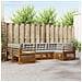 Set divani con cuscino 6 pcs Grigio Naturale e Chiaro - Foto miniatura 2