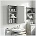 Armadio da bagno a muro Grigio Cemento 30 x 10 x 60,5 cm - Foto miniatura 4