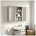 Armadio da bagno a muro Grigio Cemento 30 x 10 x 60,5 cm - Foto miniatura 5