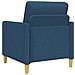 Divano con Storage Blu 72 x 78 x 87 cm Poliestere - Foto miniatura 6