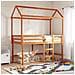 Struttura per letto soppalco Marrone Cera 90 x 190 cm - Foto miniatura 2