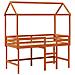 Struttura per letto soppalco Marrone Cera 90 x 190 cm - Foto miniatura 5